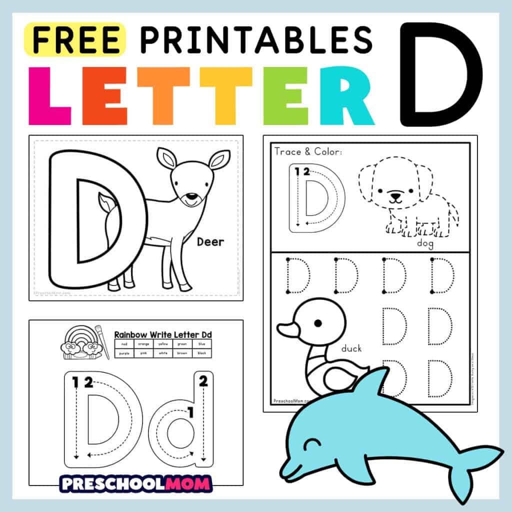 Letter D Activities Letter D Worksheets Letter D Activities For Preschoolers Letter D Printables MegaWorkbook