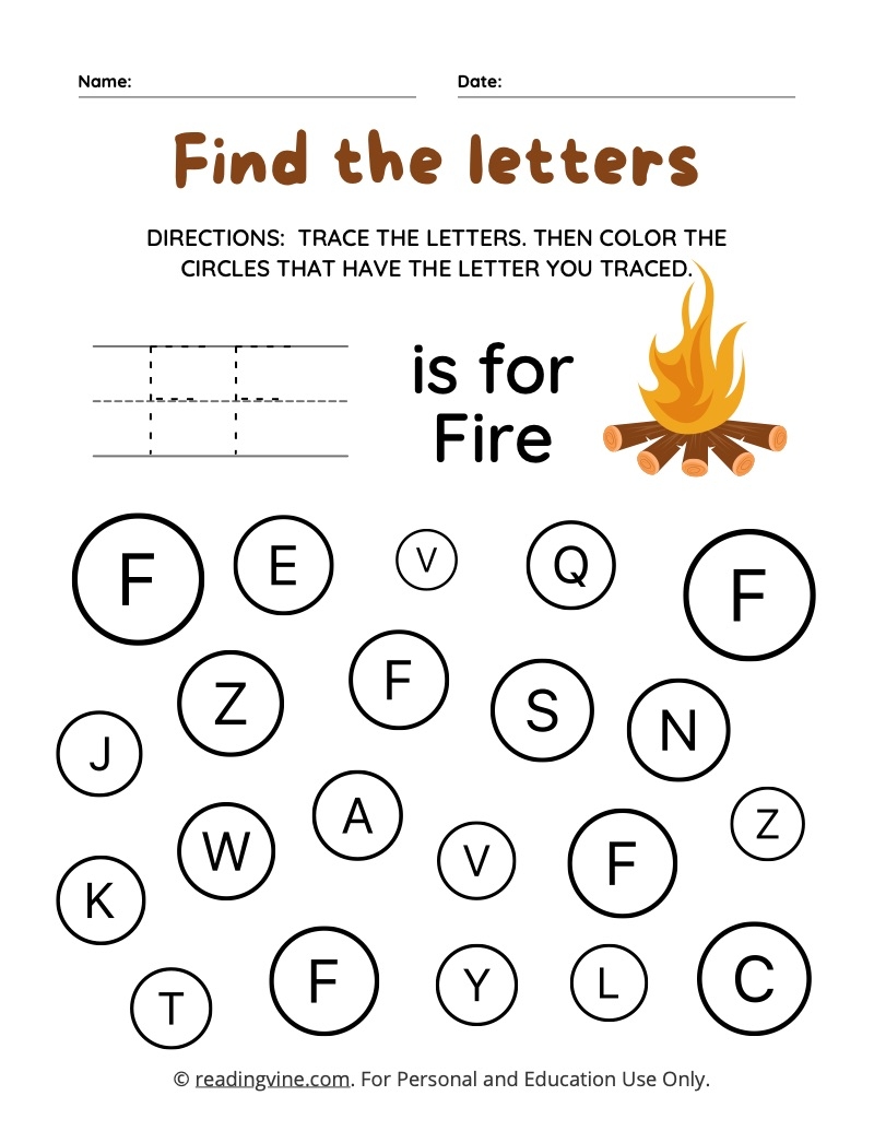 Letter F Worksheets For Preschool Free Printable Free Alphabet Do A Dot Printables Worksheets Letter F Mermaid Themed Sly Spoon