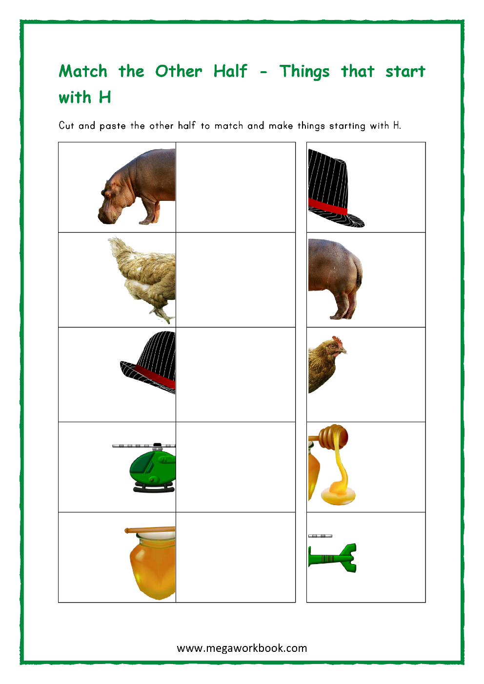 Letter H Activities Letter H Worksheets Letter H Crafts For Preschoolers Letter H Printables MegaWorkbook Letter H Activities Letter H Worksheets Letter H Crafts For Preschoolers Letter H Printables MegaWorkbook