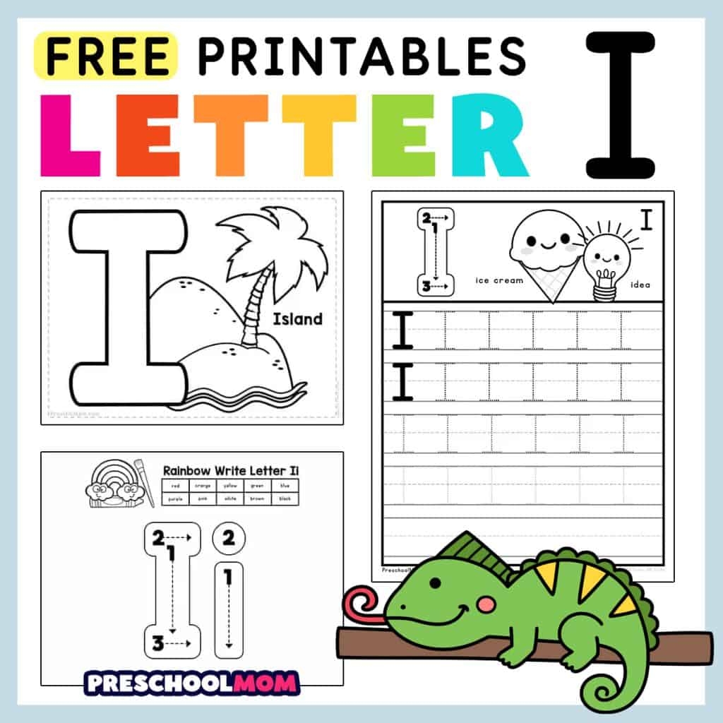 Letter I Preschool Printables Preschool Mom Free Letter I Alphabet Learning Worksheet For Preschool