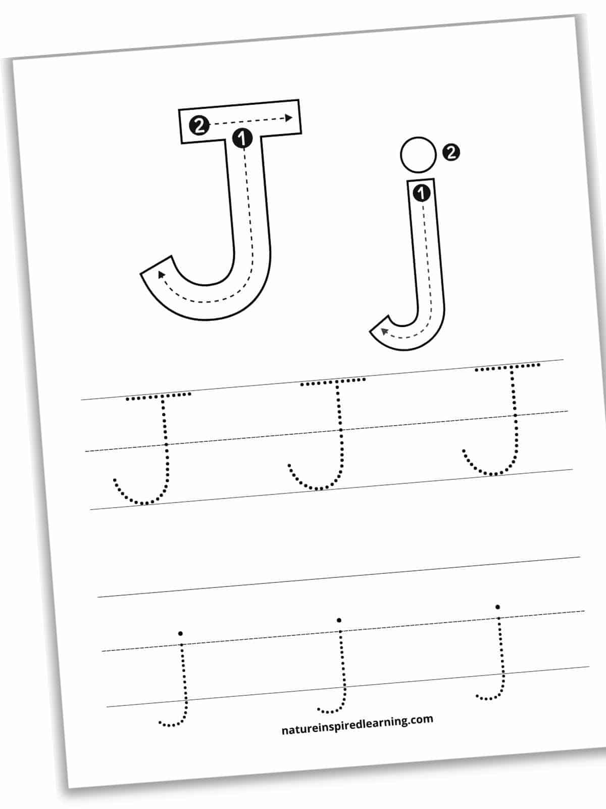 Printable A Z Letter Tracing Worksheet Capital And Lowercase Alphabetical Letter Tracing Ages 3 7 KG1 To Grade 2 Etsy Norway