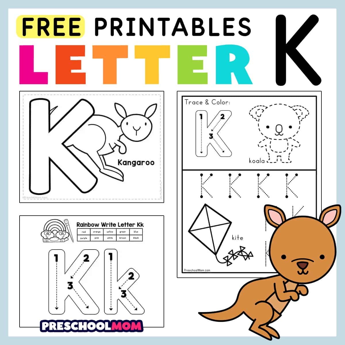 Letter K Preschool Printables Preschool Mom Letter K Worksheets Letter K Activities For Preschoolers Letter K Crafts Letter K Printables MegaWorkbook