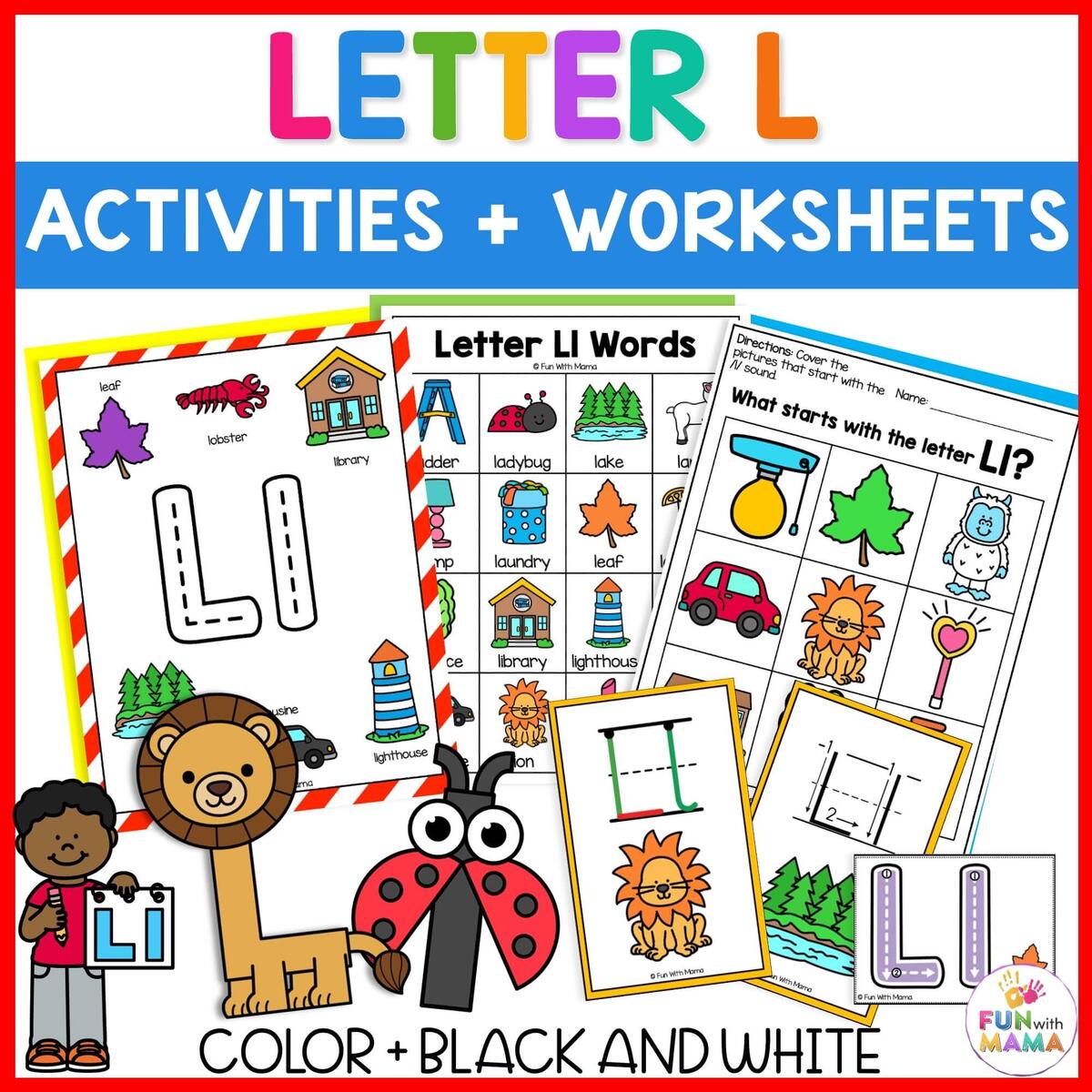 Letter L Activities Worksheets Includes Free Pack Fun With Mama Letter L Activities Worksheets Includes Free Pack Fun With Mama