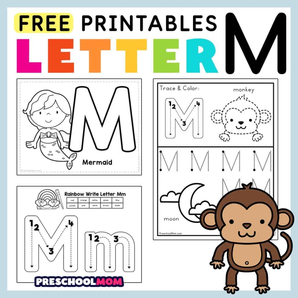 Letter M Alphabet Activity Worksheet Doozy Moo