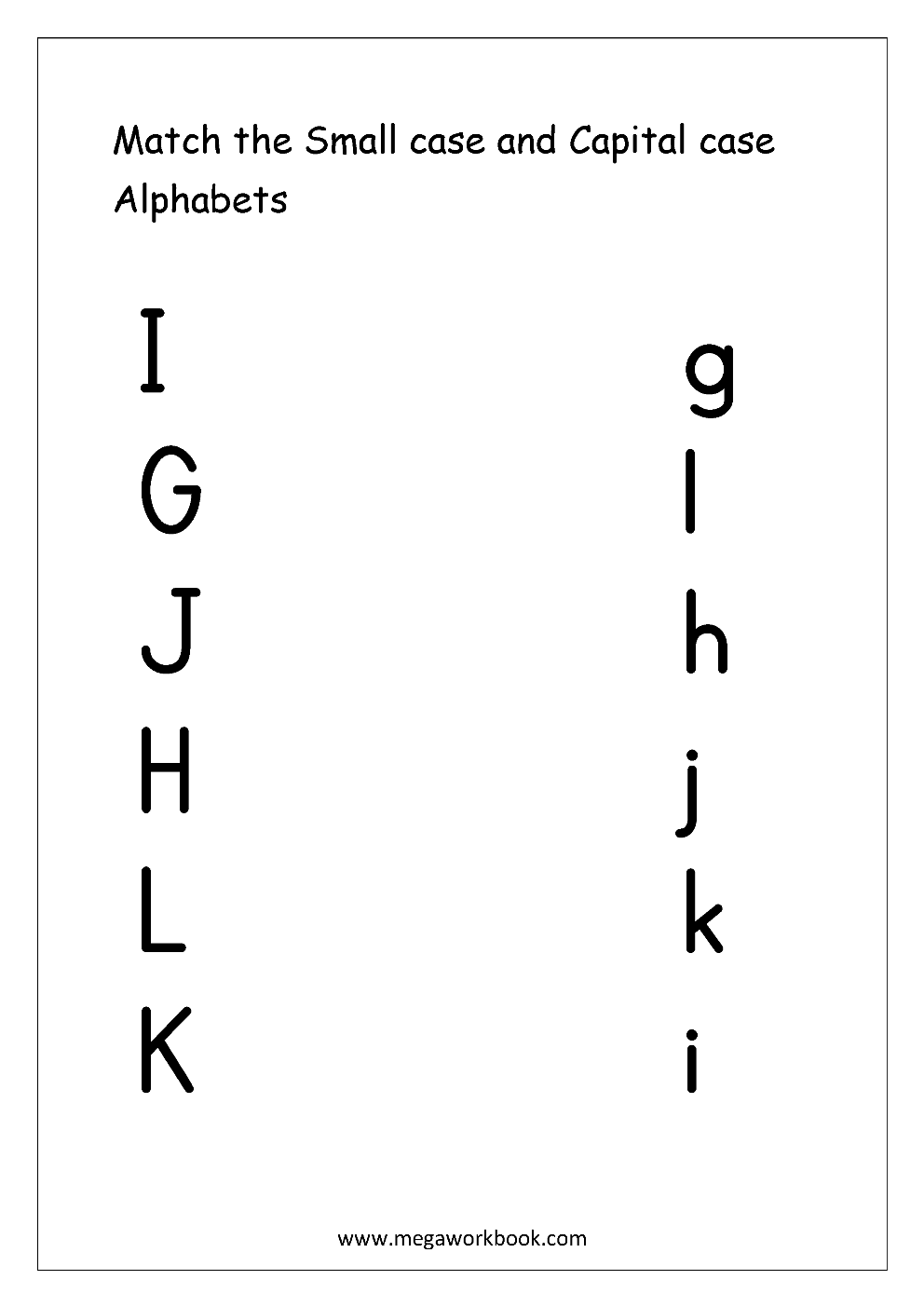 Letter Matching Worksheets Alphabet Matching Worksheets Alphabet Matching Printables Match Uppercase And Lowercase Letters MegaWorkbook Worksheet Match Capital Letters Their Simples Stock Vector Royalty Free 516399715 Shutterstock
