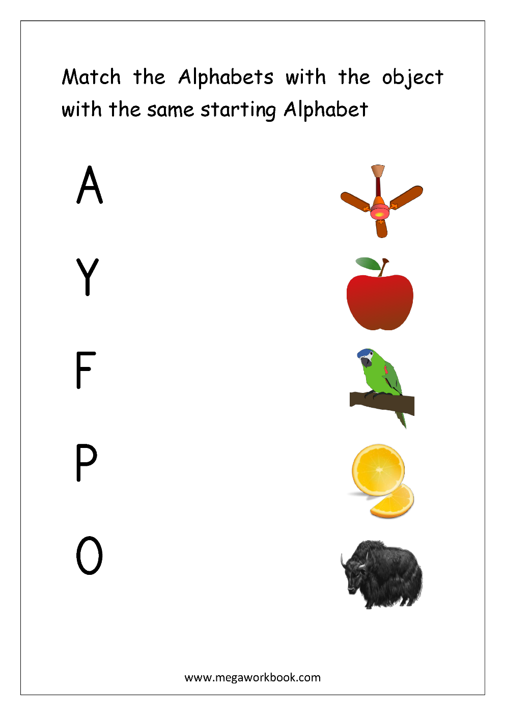 Letter Matching Worksheets Alphabet Matching Worksheets Alphabet Matching Printables MegaWorkbook PreK Letter Matching Exercise Upper Case To Lower Case
