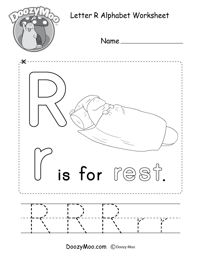 Letter R Alphabet Activity Worksheet Doozy Moo Letter R Alphabet Activity Worksheet Doozy Moo