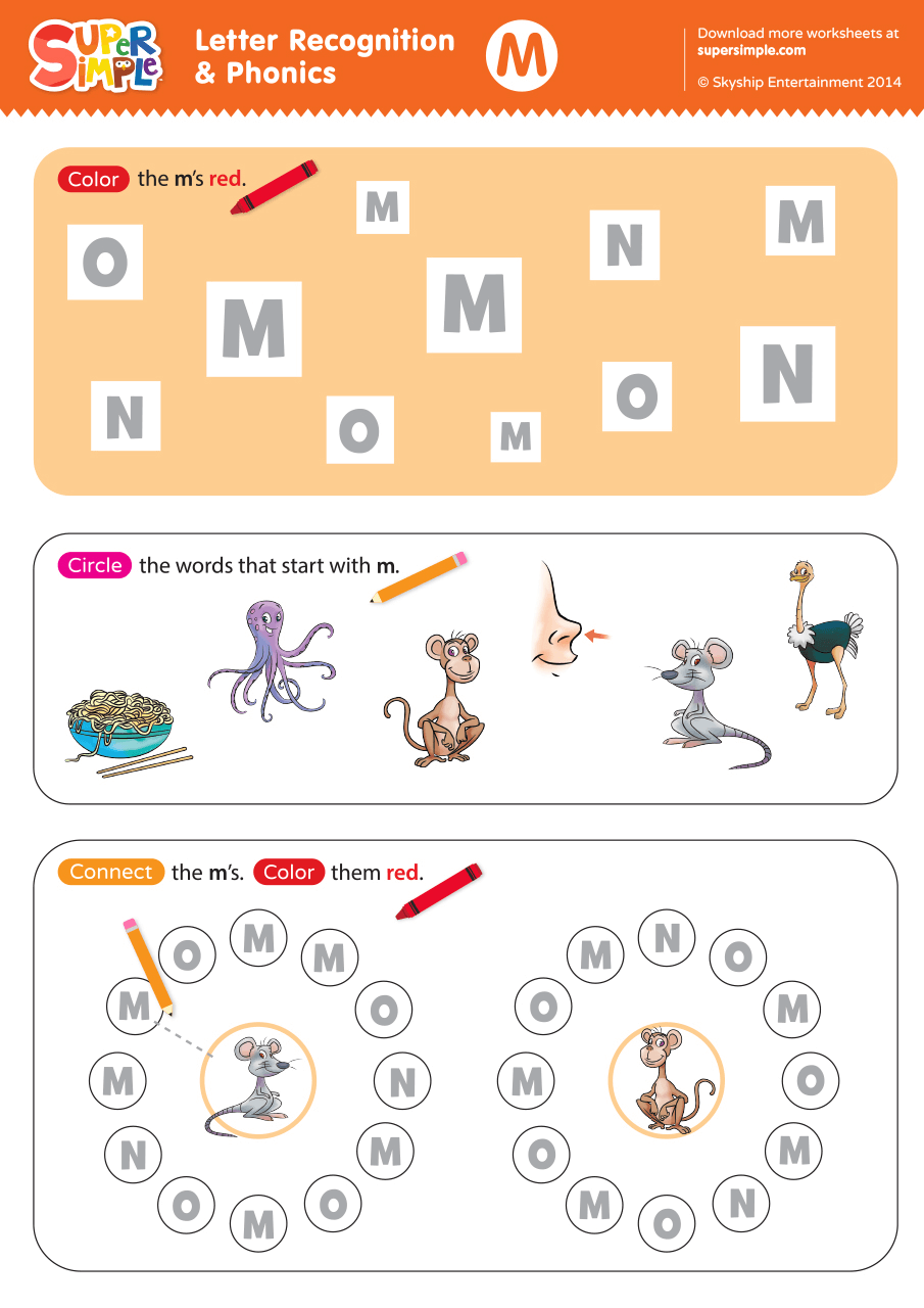 Letter M Preschool Printables Preschool Mom