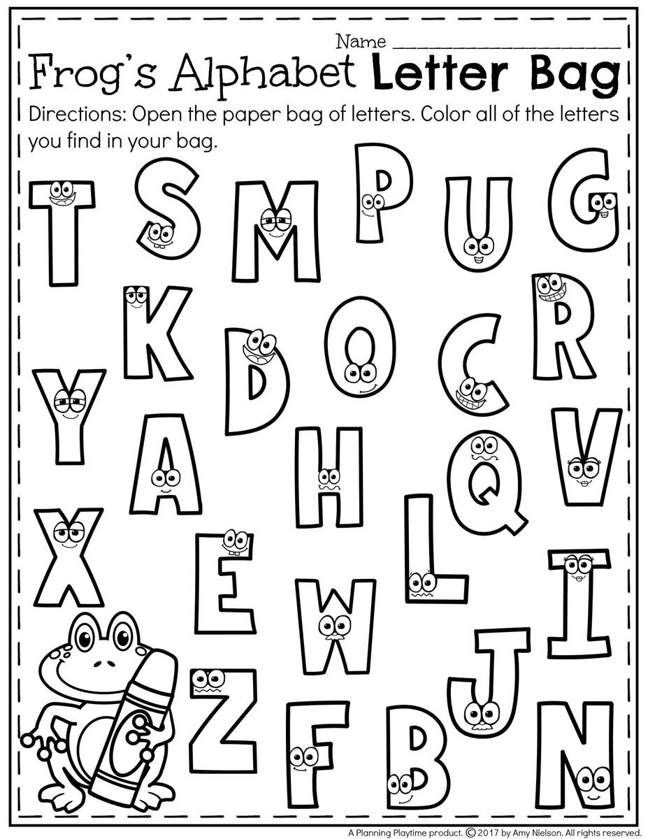 Letter Recognition Worksheets Planning Playtime Alphabet Assessment Trackers Free Letter And Sound Progress Monitoring Tools Little Minds At Work