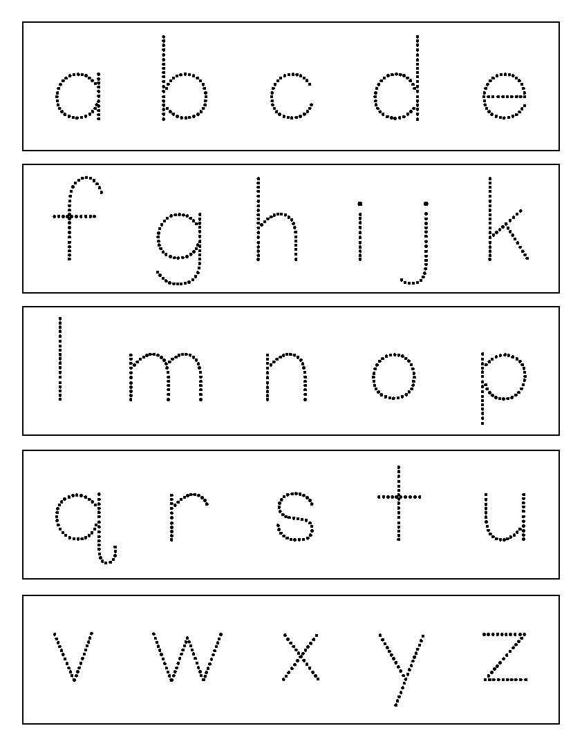 Letter Tracing Lower Case Letters Handwriting Practice Worksheets Library