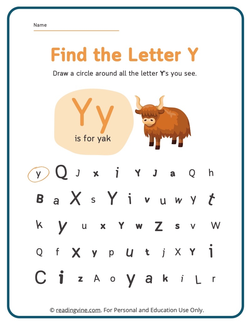 Letter Y Worksheets For Preschool Free Printable Letter Y Worksheets For Preschool Free Printable