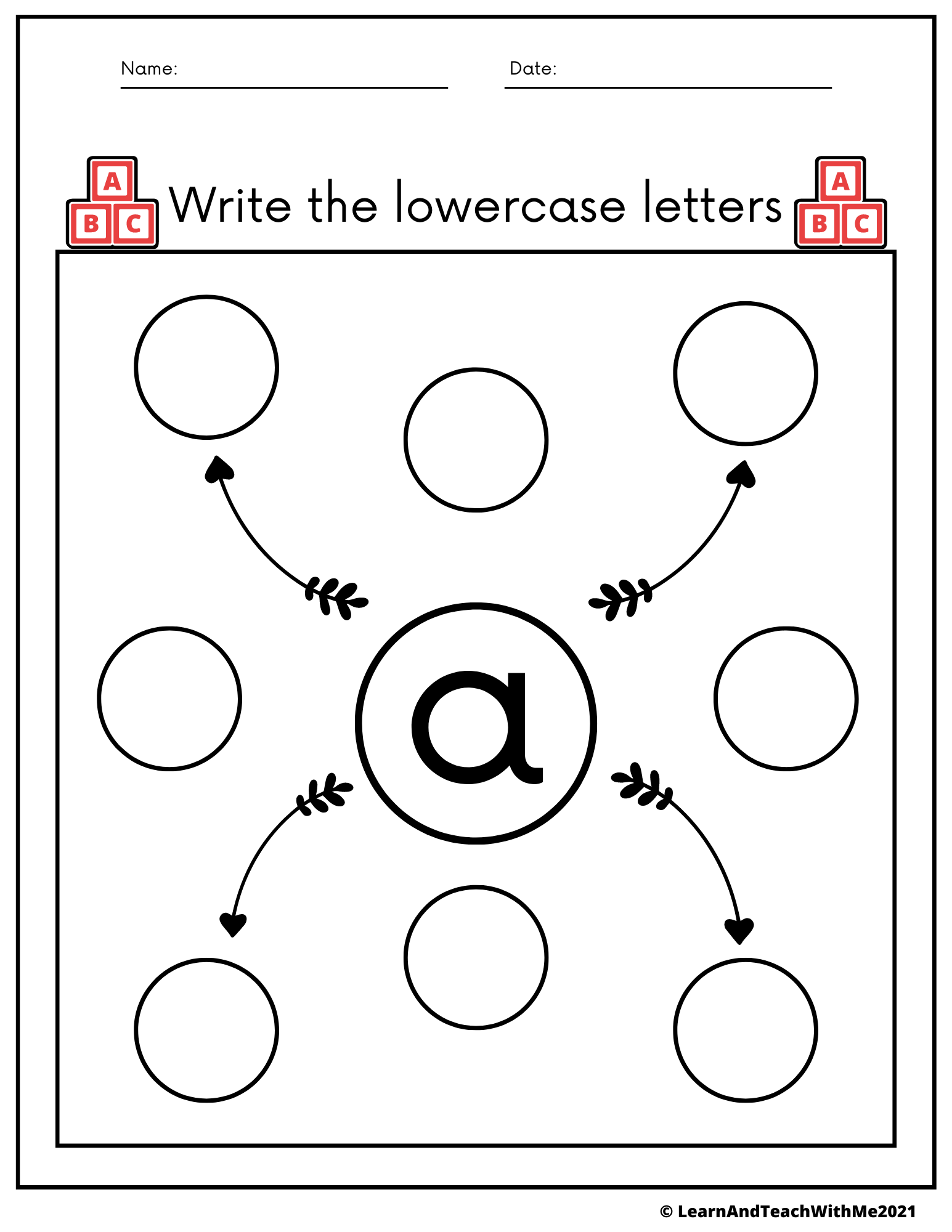 Lowercase Letters Writing Worksheets Made By Teachers Lowercase Letters Writing Worksheets Made By Teachers