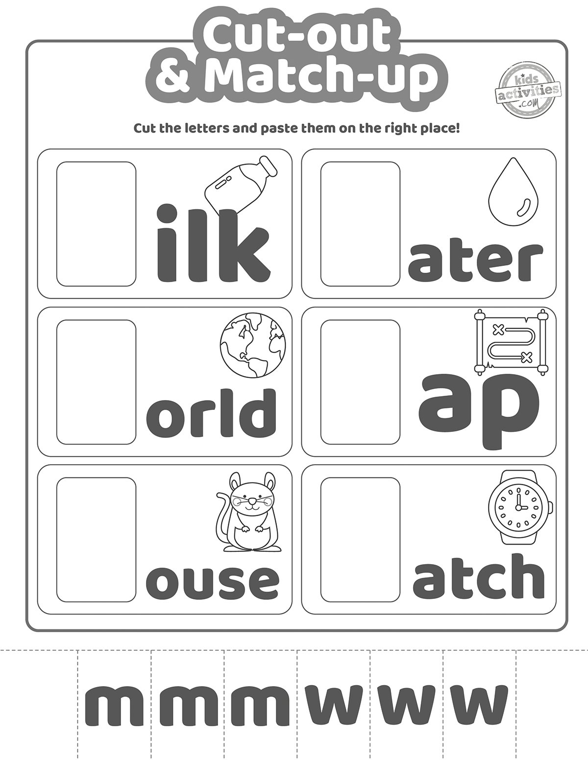 M And W Letter Reversal Worksheets Kids Activities Blog M And W Letter Reversal Worksheets Kids Activities Blog