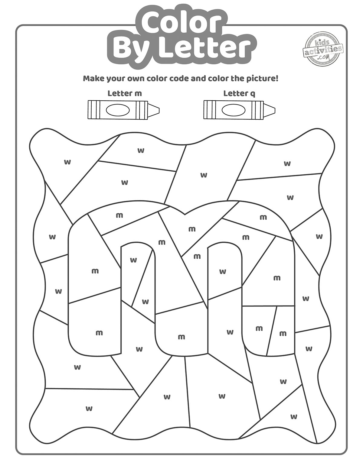 M And W Letter Reversal Worksheets Kids Activities Blog