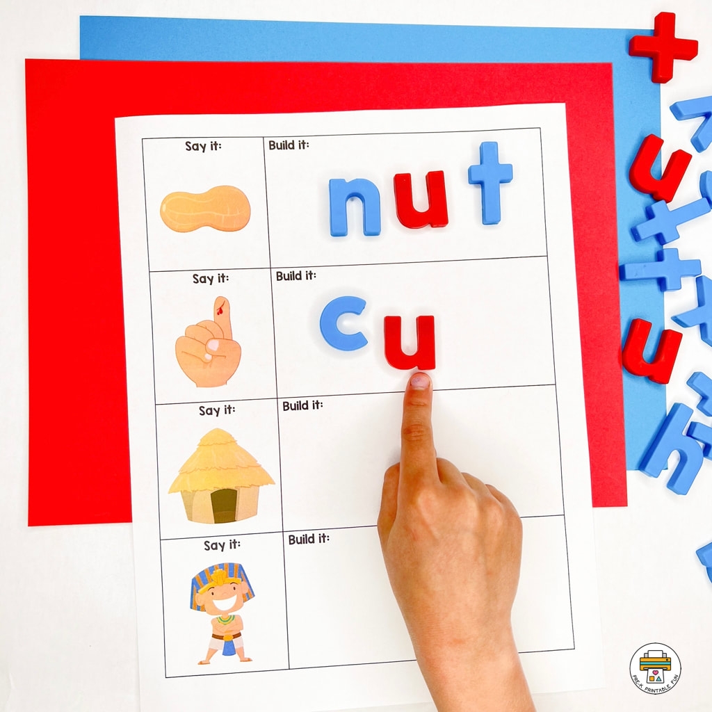 Magnetic Letters CVC Word Activities Magnetic Letters CVC Word Activities