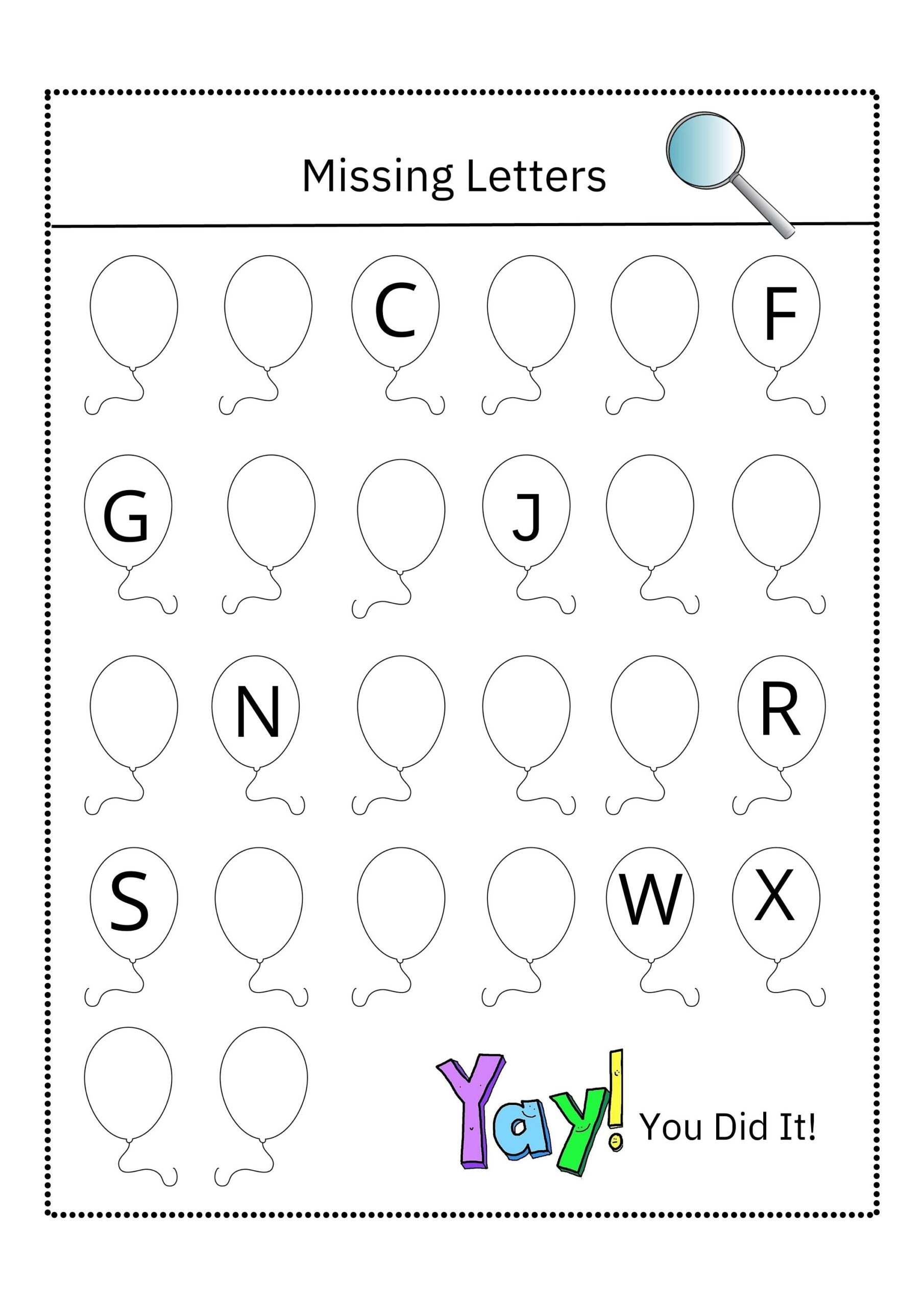 Missing Letter Worksheets Activity Pages Alphabet Letters Printables Instant Download Home Schooling Handwriting Practice Etsy Halloween Missing Letters Worksheet Free Printable Digital PDF