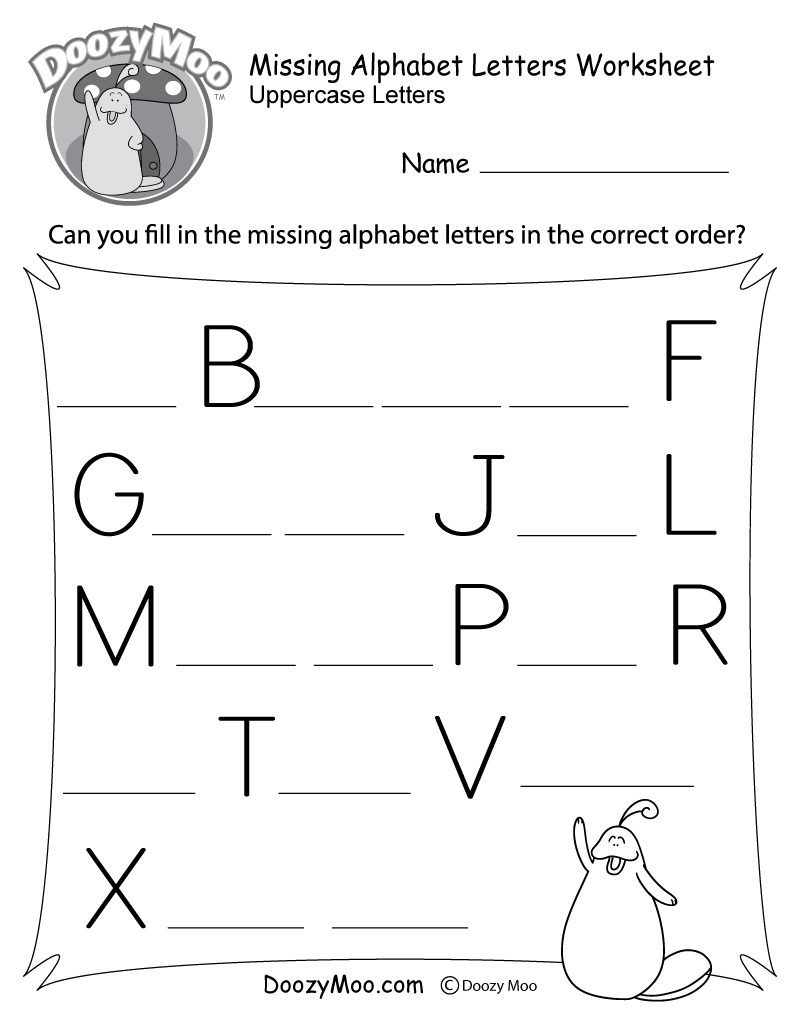 Free Printable Lowercase Alphabet Letters Tracing Worksheet
