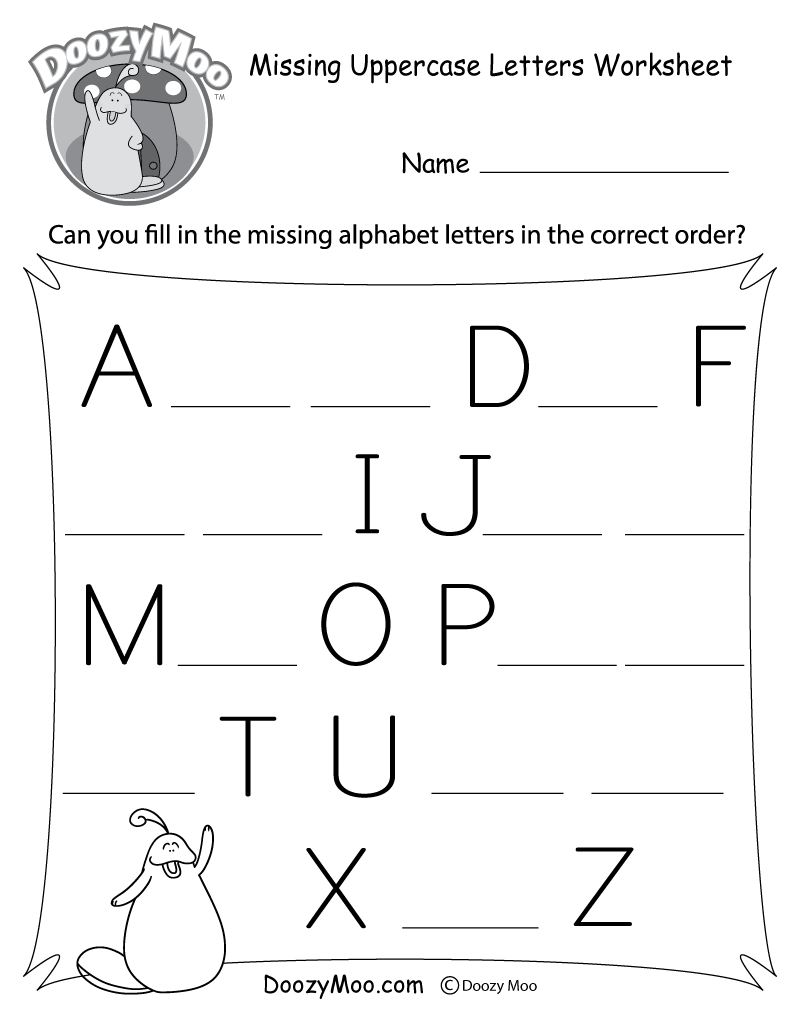 Missing Letter Worksheets Free Printables Doozy Moo Missing Letter Worksheets Free Printables Doozy Moo
