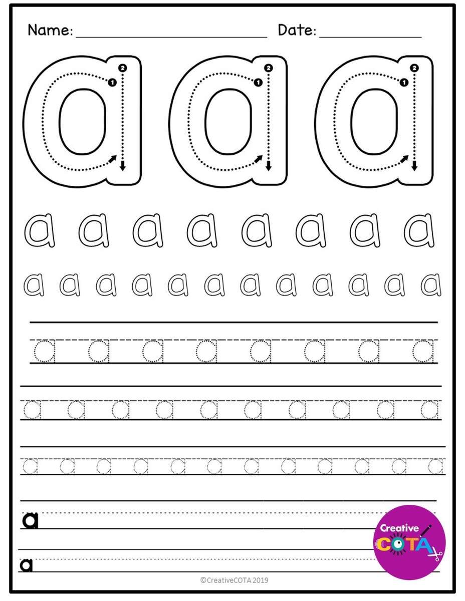 No Prep Handwriting Practice ABC Alphabet Lowercase Tracing Worksheets Made By Teachers No Prep Handwriting Practice ABC Alphabet Lowercase Tracing Worksheets Made By Teachers