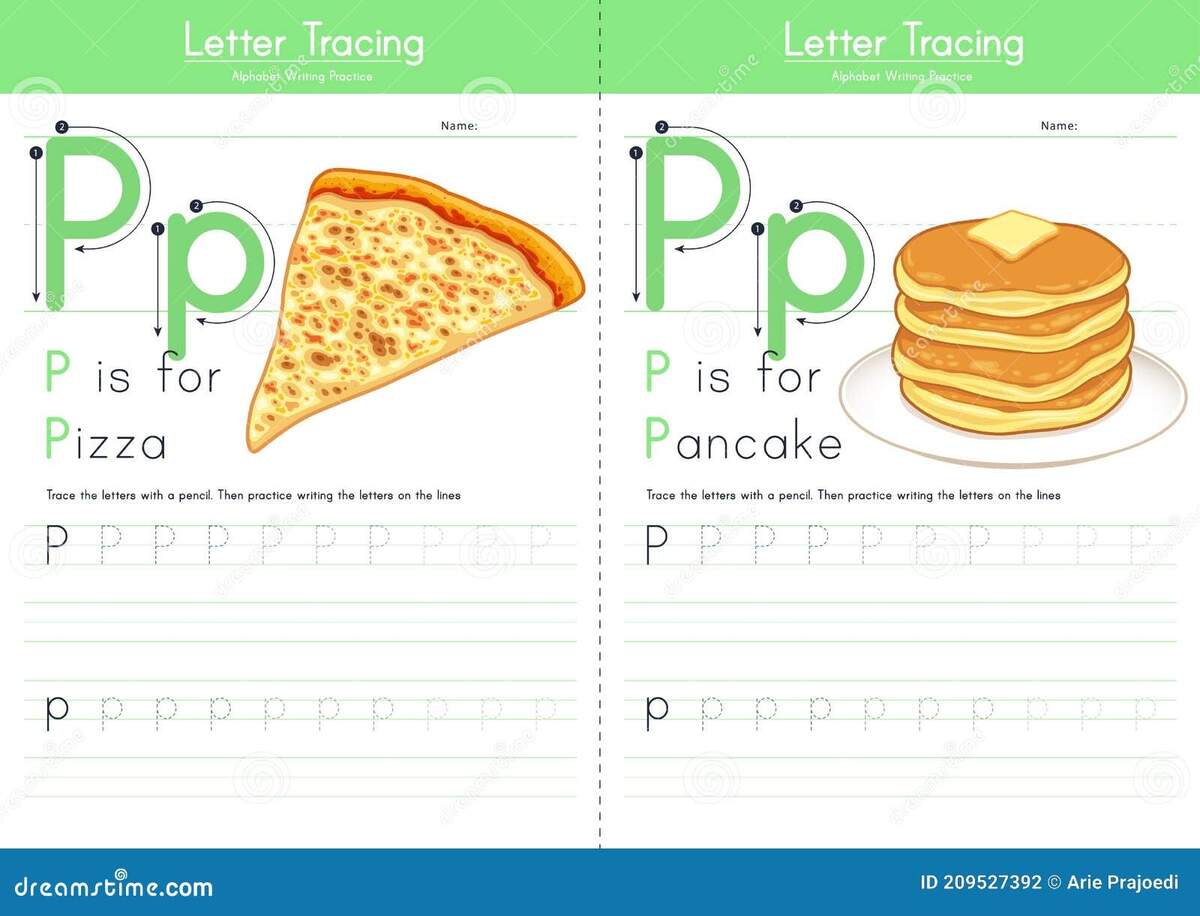 P For Pizza And P For Pancake Stock Illustration Illustration Of Food Pizza 209527392 Free Letter P Food Printables For Preschool Pizza Pears Popcorn Sly Spoon