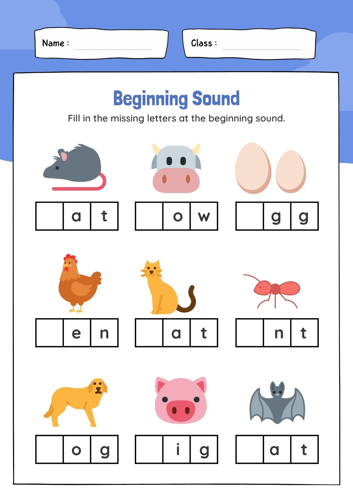 Page 3 Customize 588 Phonics Worksheets Templates Online Canva