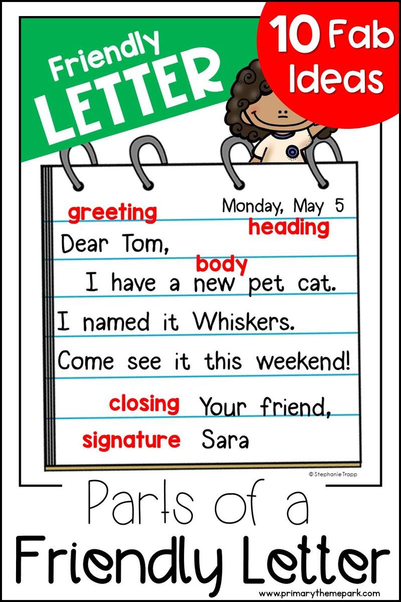 Parts Of A Friendly Letter Ideas Primary Theme Park Parts Of A Friendly Letter Ideas Primary Theme Park