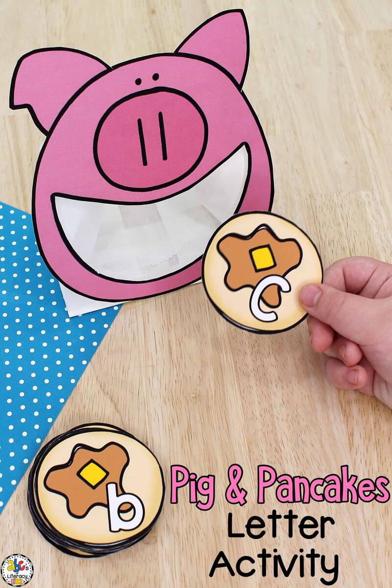 Pig Pancakes Letter Recognition Activity Pig Pancakes Letter Recognition Activity