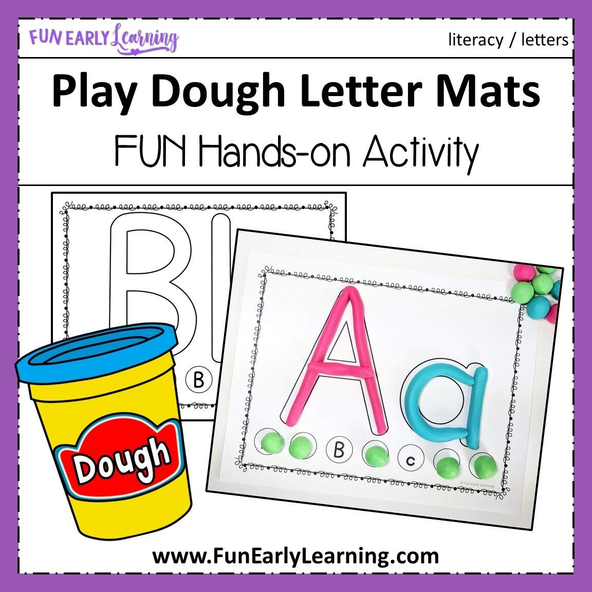 Play Dough Letter Mats Fun Early Learning Play Dough Letter Mats Fun Early Learning