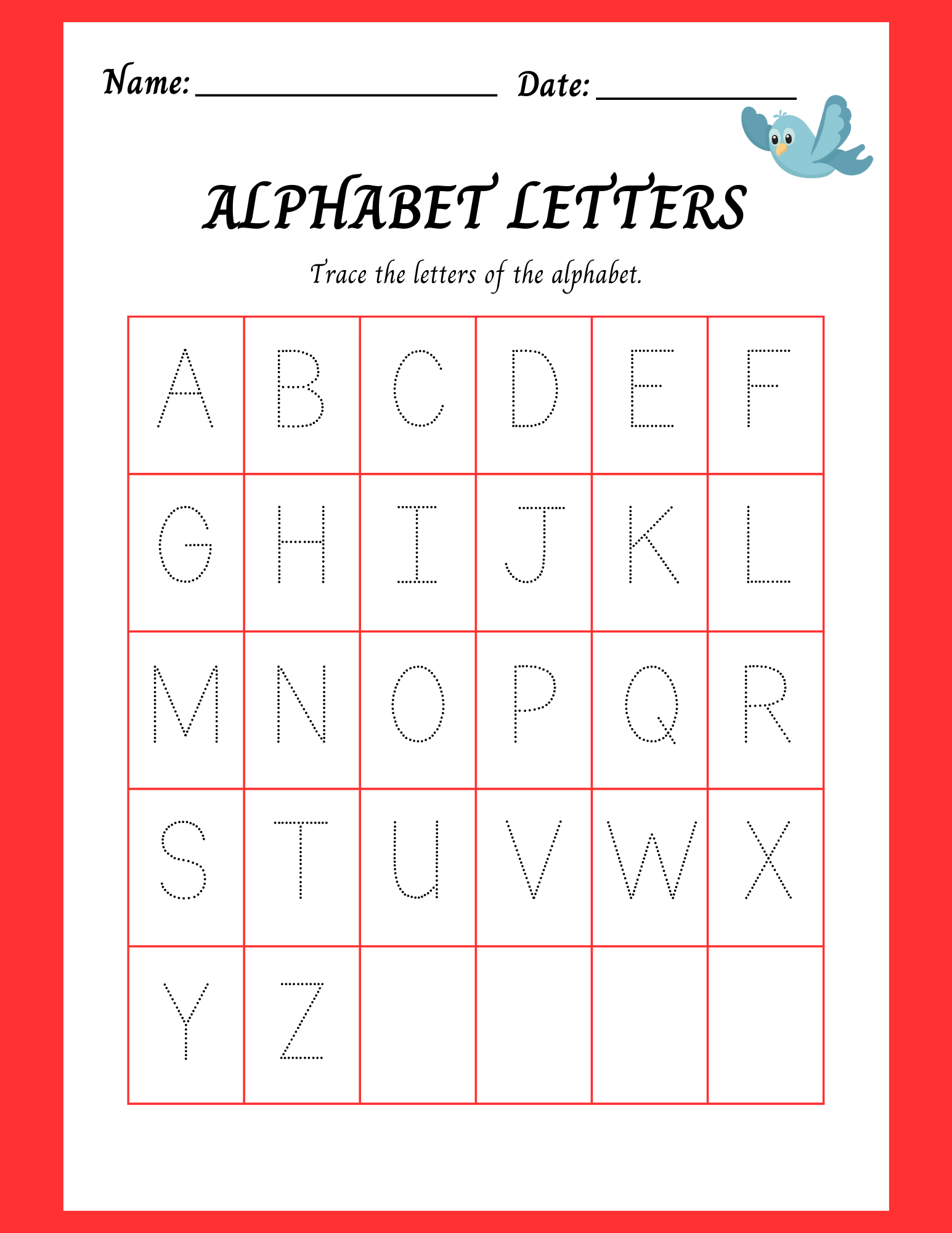 Preschool Alphabet Workbook For Kids 2 5 Years Made By Teachers
