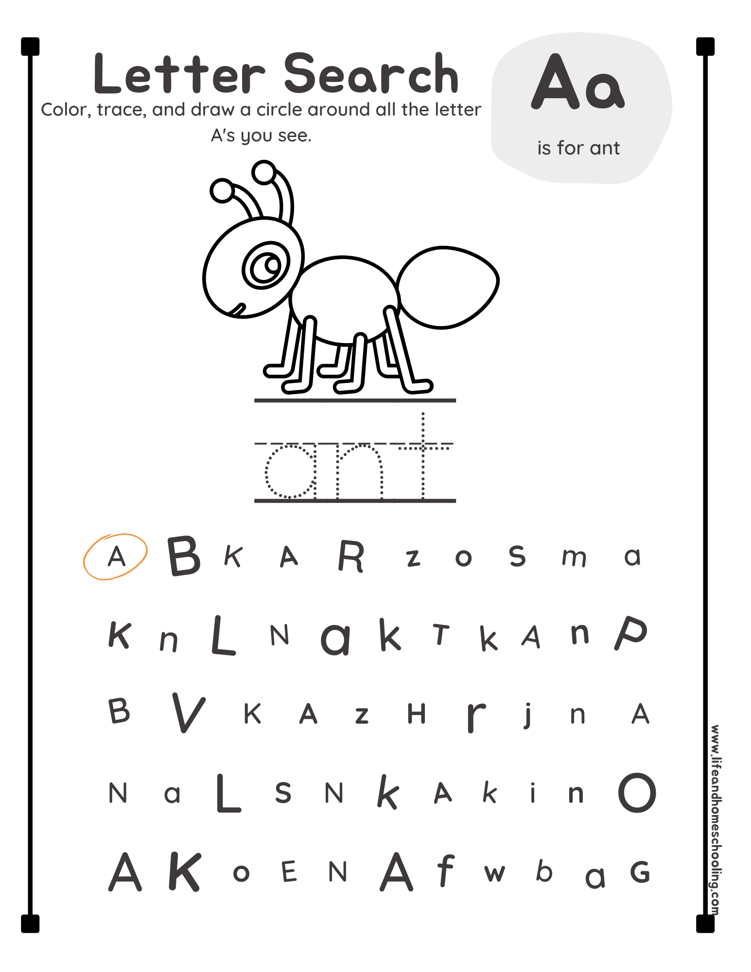 Preschool Kindergarten Alphabet Search Made By Teachers Preschool Kindergarten Alphabet Search Made By Teachers