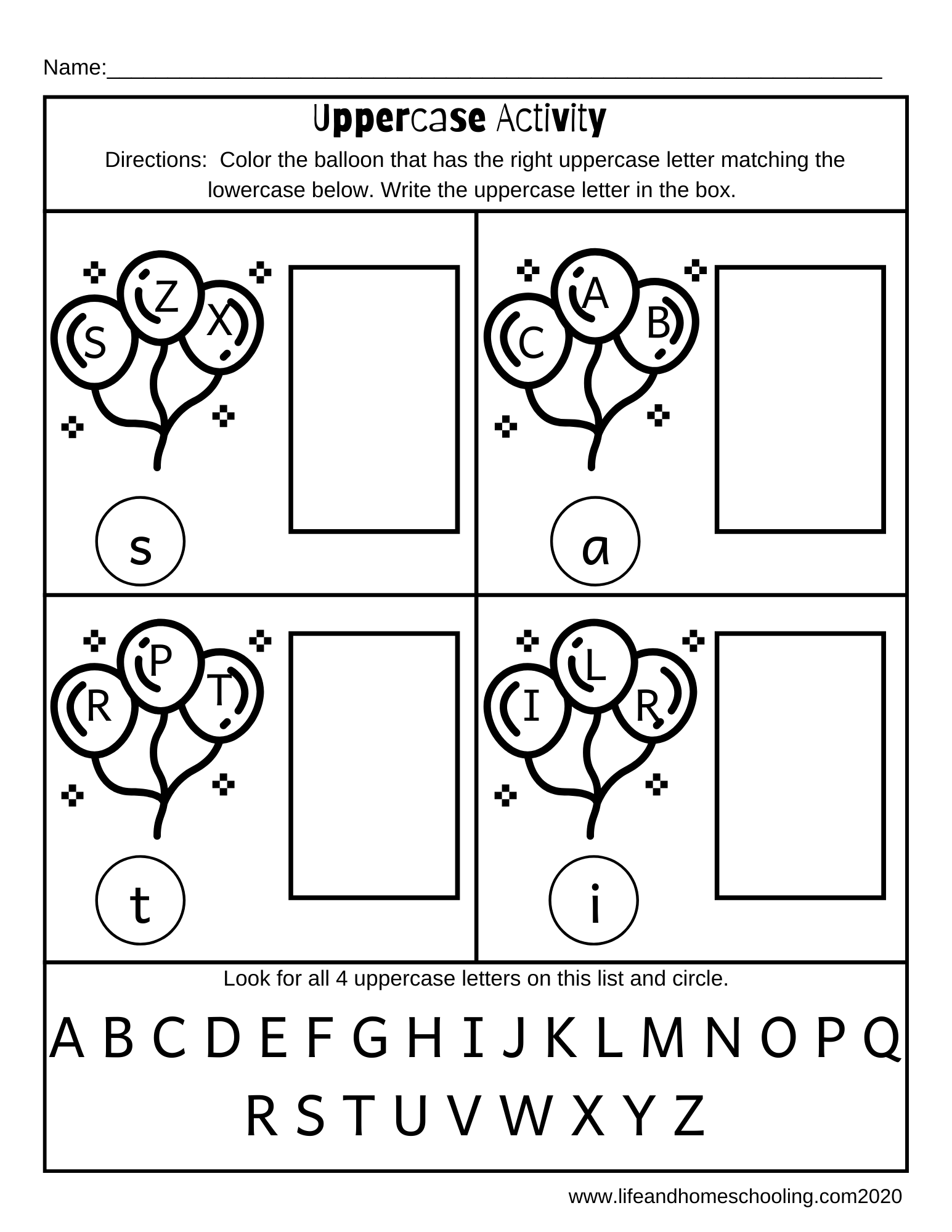 Preschool Kindergarten Uppercase Worksheet Made By Teachers Preschool Kindergarten Uppercase Worksheet Made By Teachers