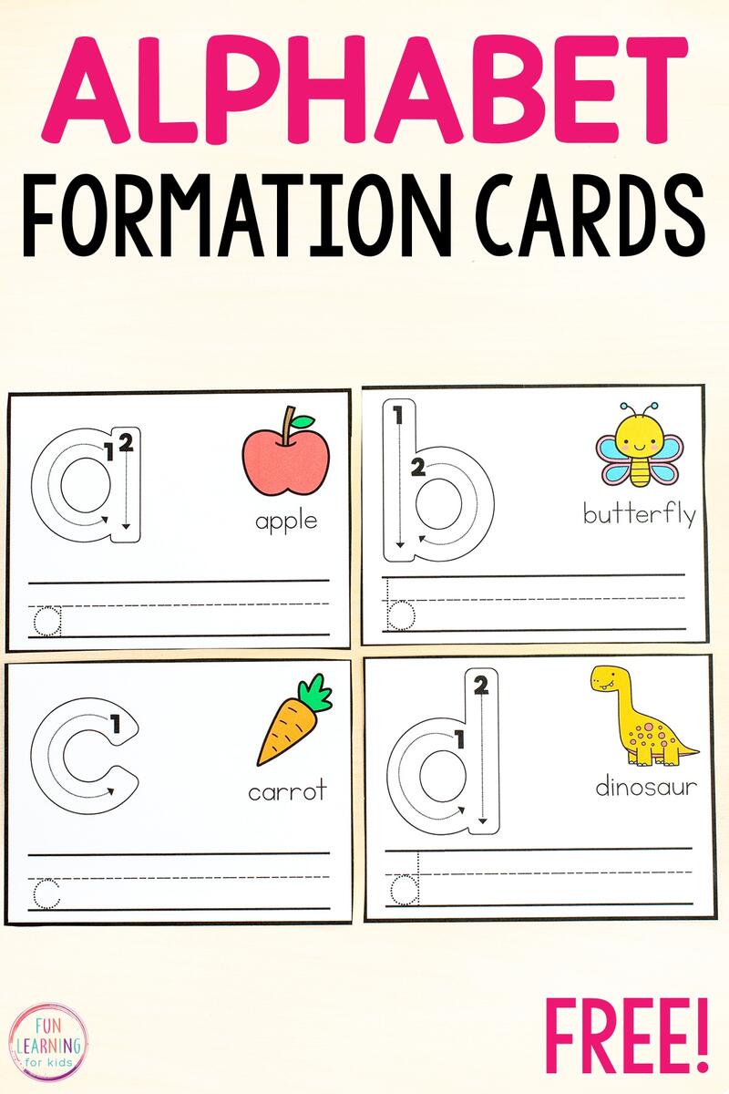 Alphabet Letter Tracing Worksheets To Learn Letter Formation