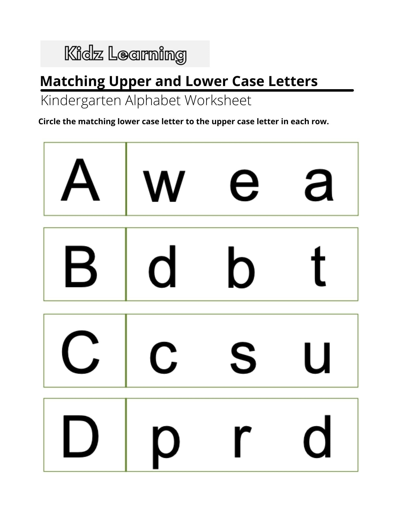 Printable Alphabets Matching Upper And Lower Case Letter Alphabet Worksheet Etsy Printable Alphabets Matching Upper And Lower Case Letter Alphabet Worksheet Etsy