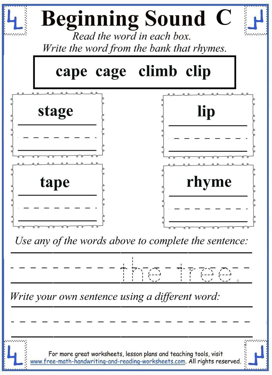 Printable Letter C Worksheets Activities Printable Letter C Worksheets Activities