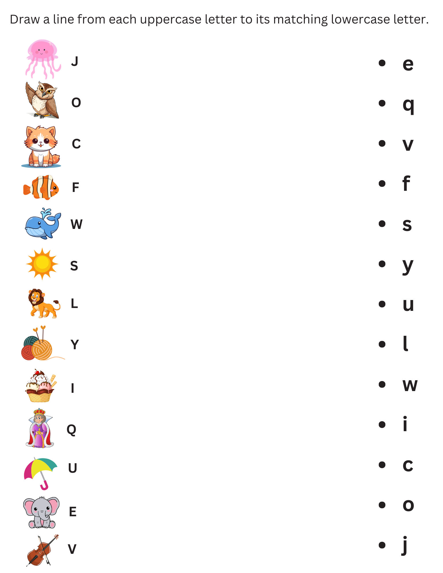 Letter Matching Uppercase And Lowercase Worksheets Printable PDF Download Grade Levels Prek K Homeschool Etsy