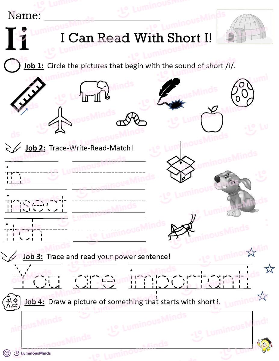 Reading Comprehension Worksheets I Can Read With Short I Reading Comprehension Worksheets I Can Read With Short I