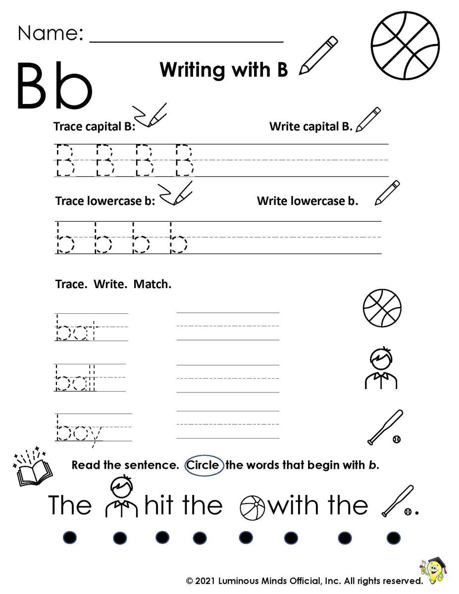 Reading Comprehension Worksheets Writing With B Letter B Alphabet Activity Worksheet Doozy Moo