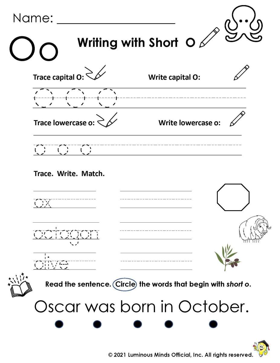 Reading Comprehension Worksheets Writing With Short O Reading Comprehension Worksheets I Can Read With Short O