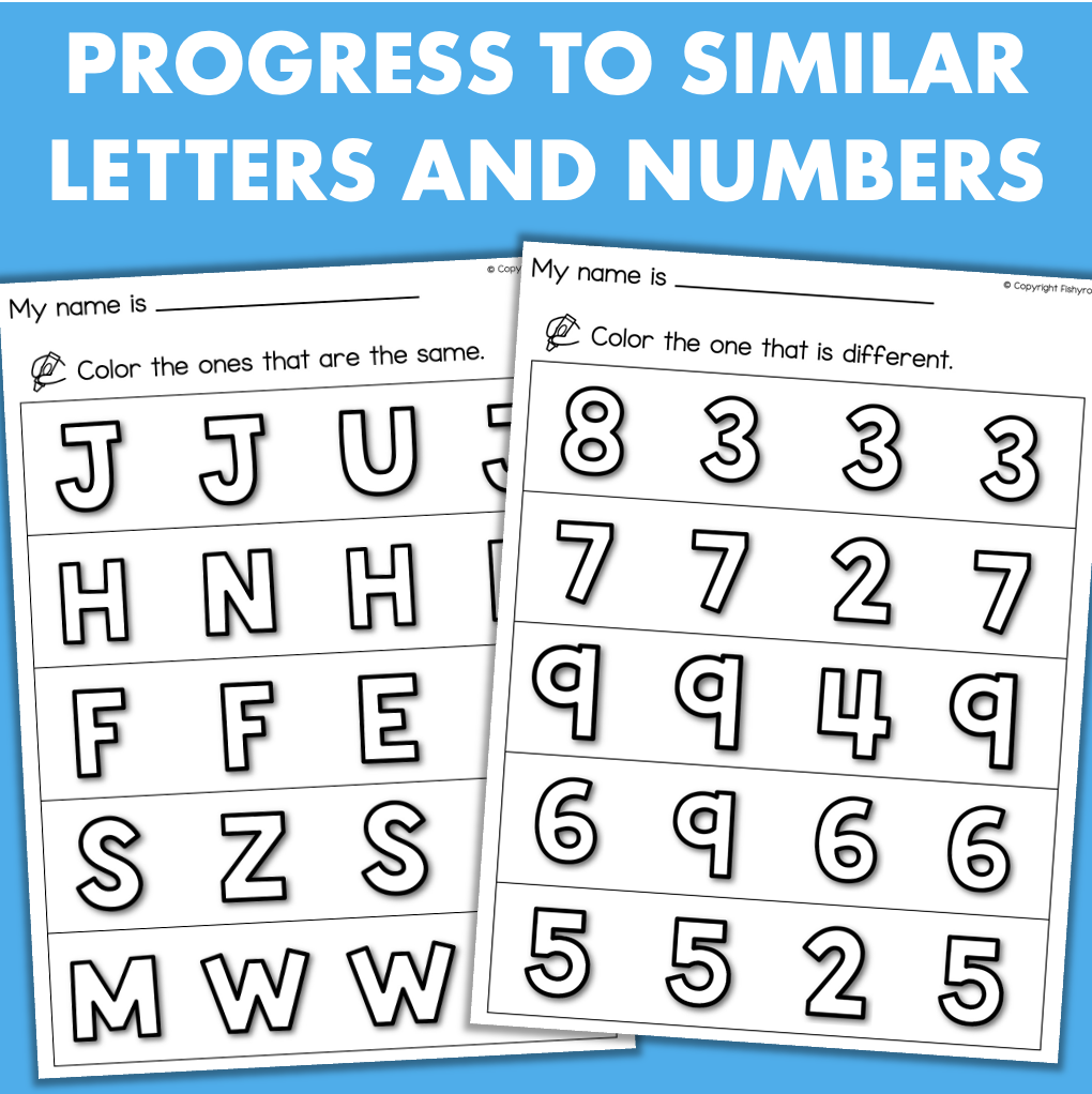 Same Different Worksheets Visual Discrimination Objects Shapes Letters Numbers Classful Same Different Worksheets Visual Discrimination Objects Shapes Letters Numbers Classful