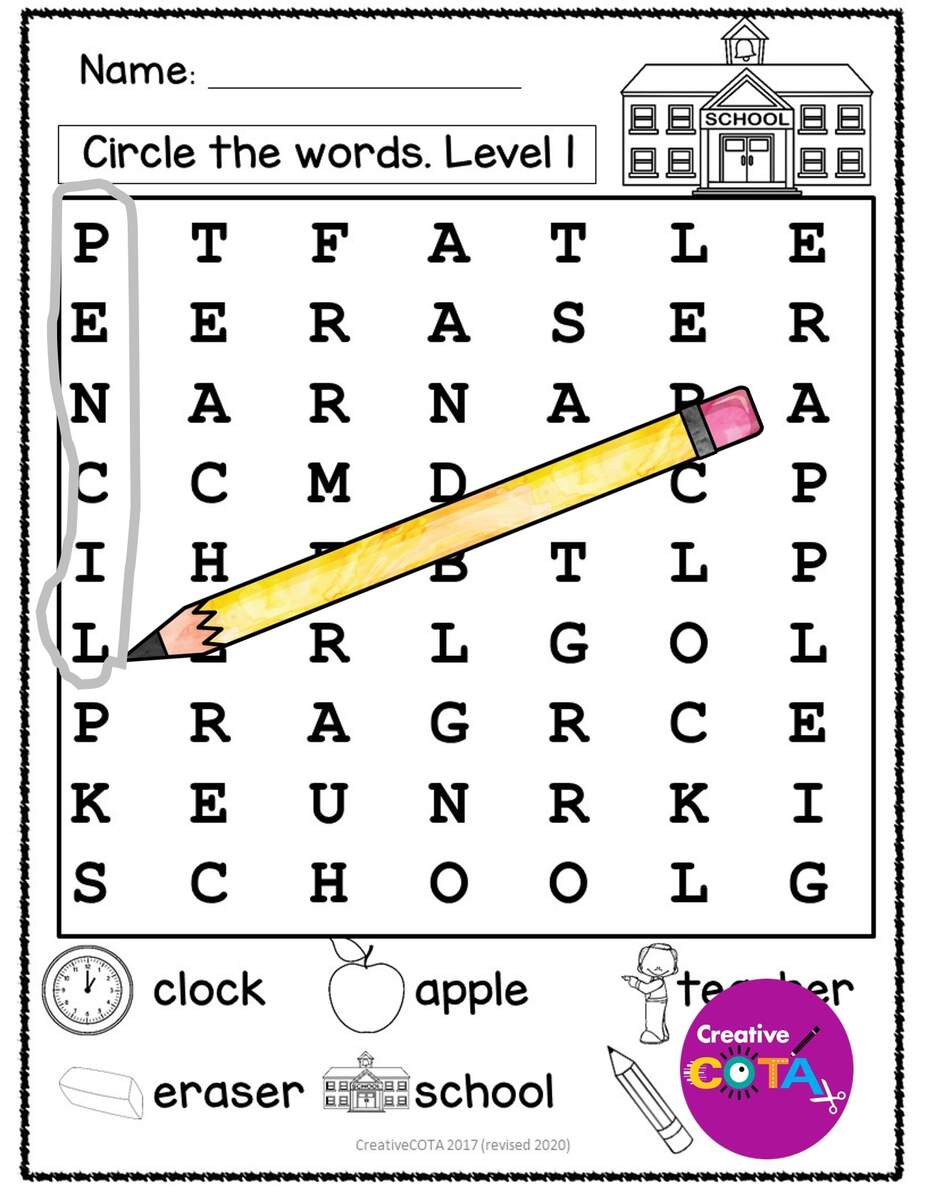 School Theme Packet Your Therapy Source School Theme Packet Your Therapy Source