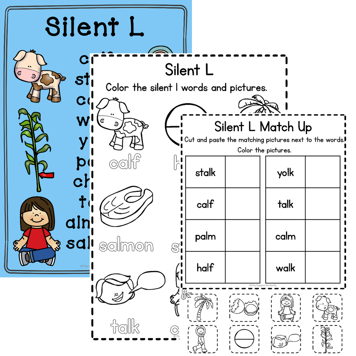 Silent L Worksheets Made By Teachers Silent L Worksheets Made By Teachers