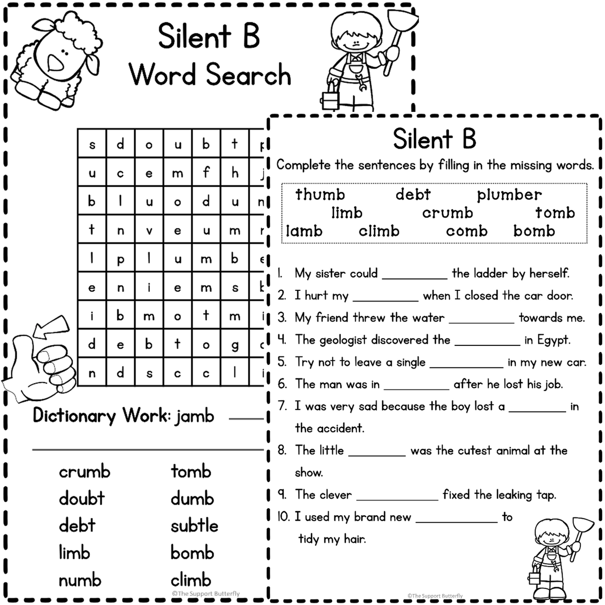 Silent Letter Worksheet Bundle Made By Teachers Silent Letter Worksheet Bundle Made By Teachers