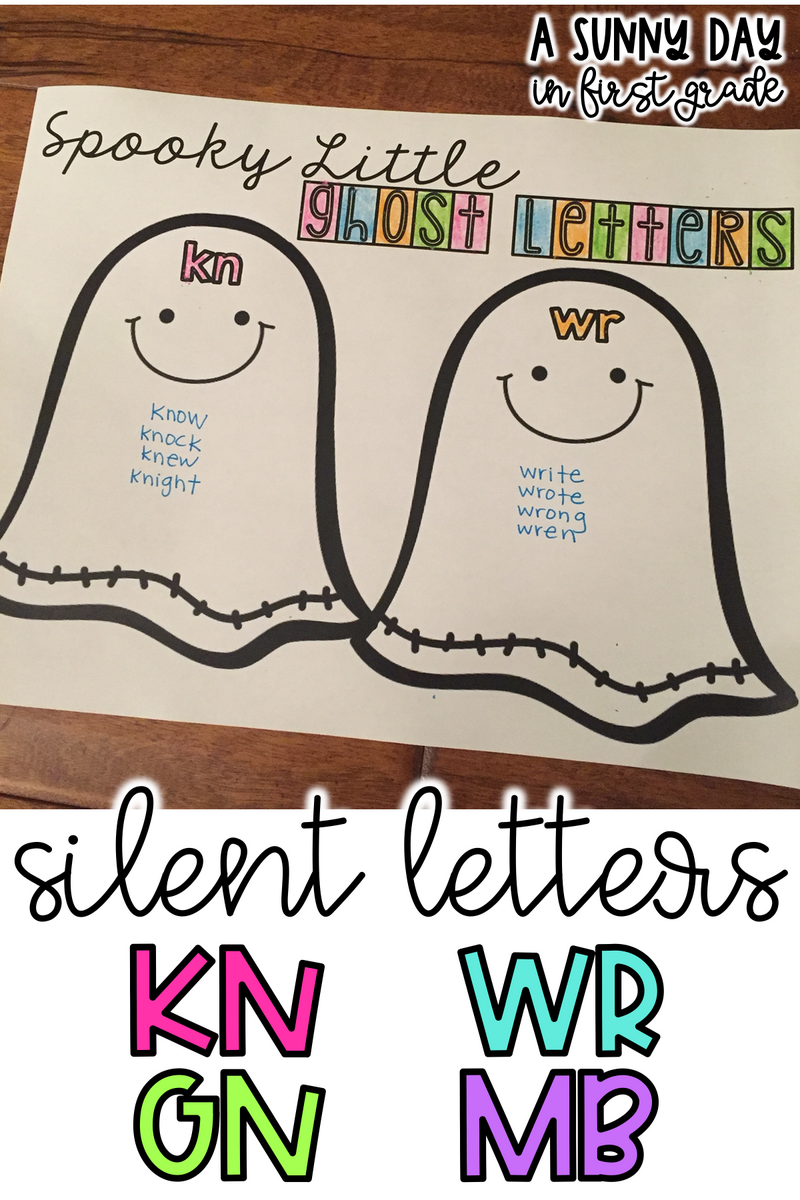 Silent Letters KN WR GN MB A Sunny Day In First Grade