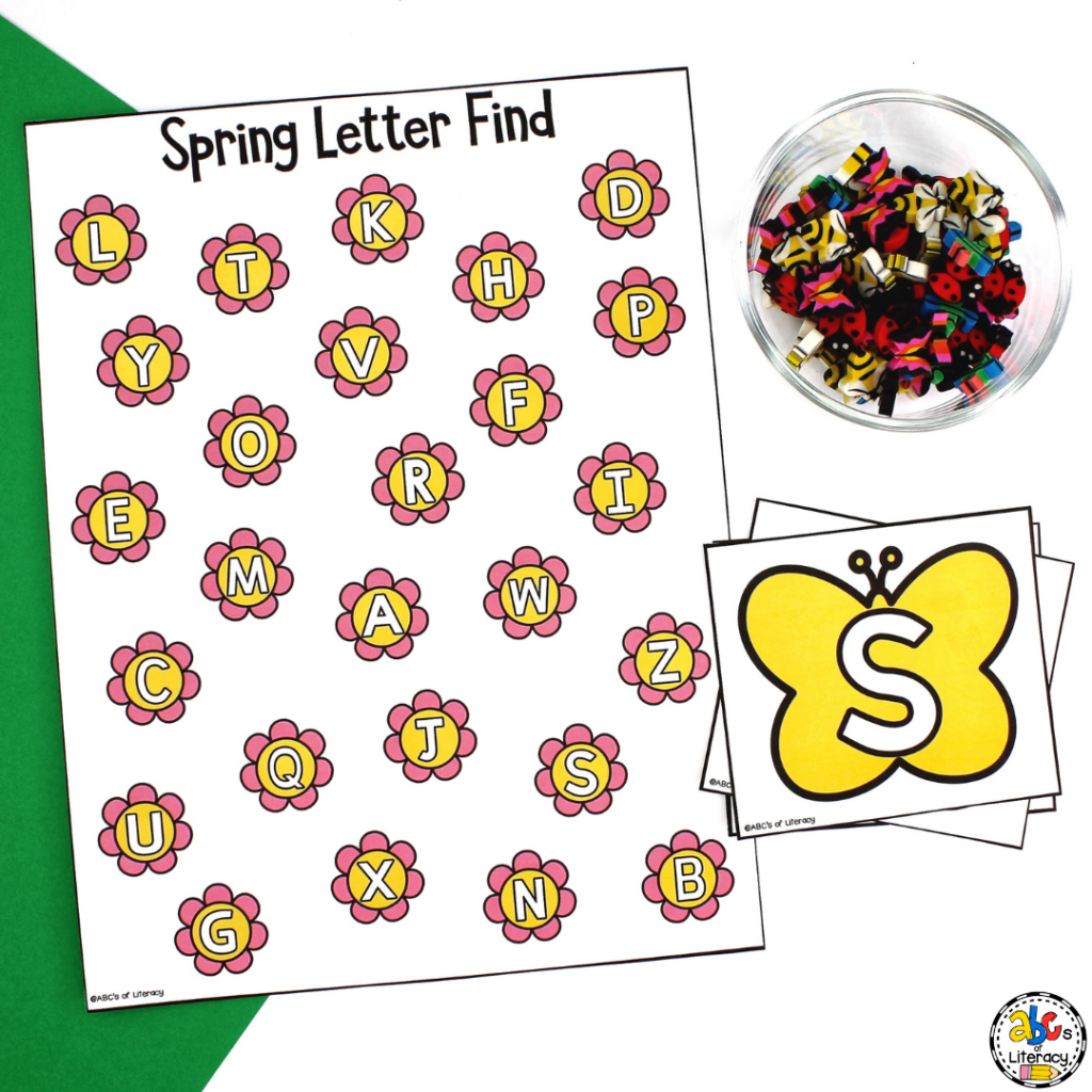 Spring Letter Find Activity