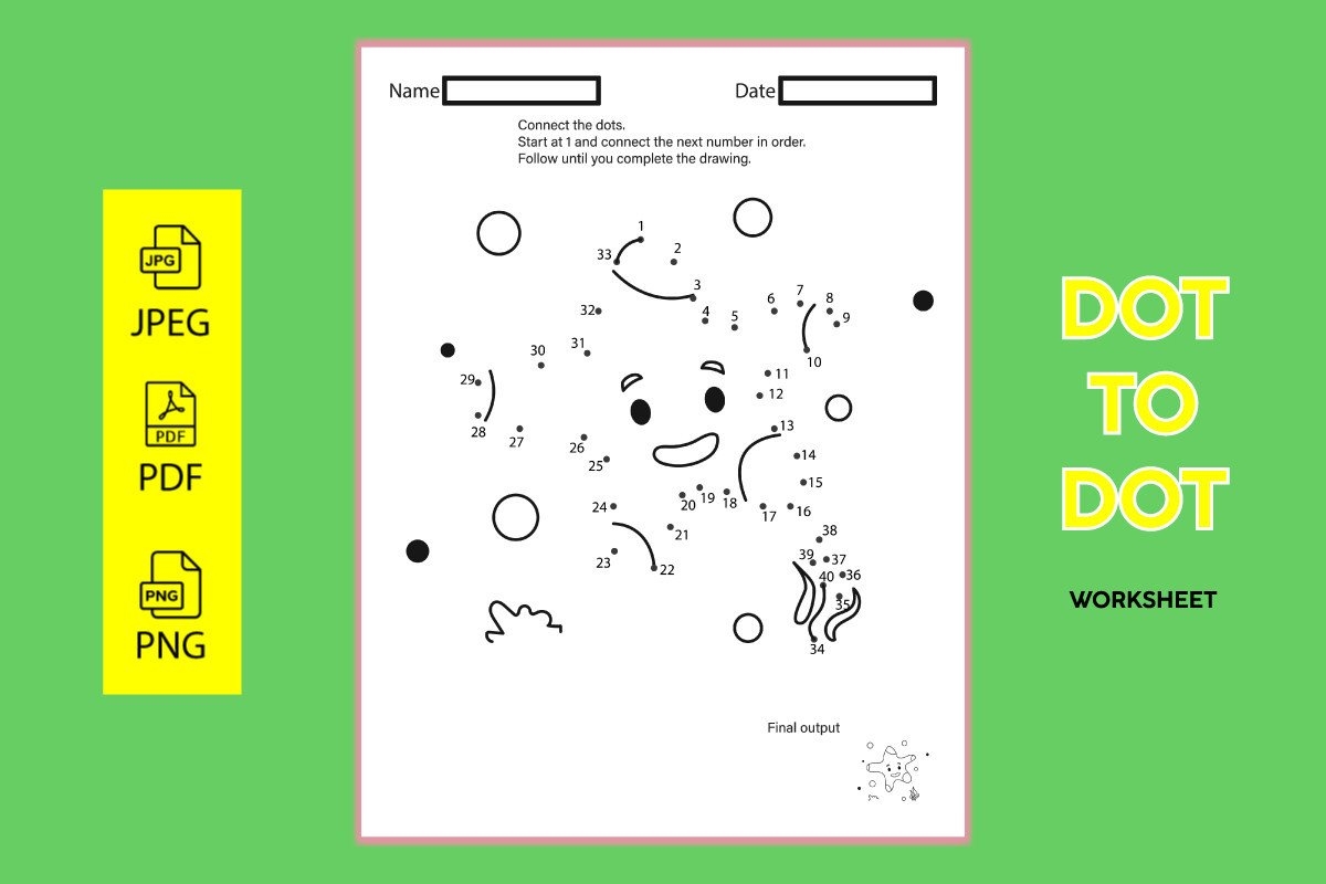 Star Dot To Dot Worksheet Graphic By Illustration New Jersey Creative Fabrica Star Dot To Dot Worksheet Graphic By Illustration New Jersey Creative Fabrica