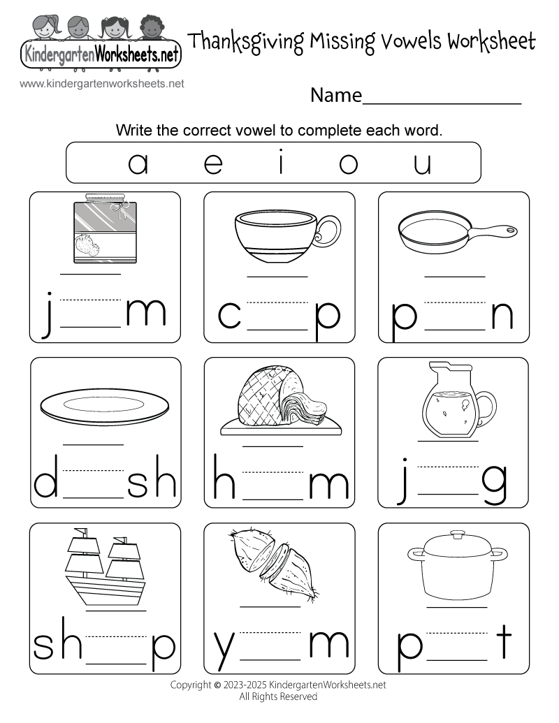 Thanksgiving Beginning Sound By Teach Simple