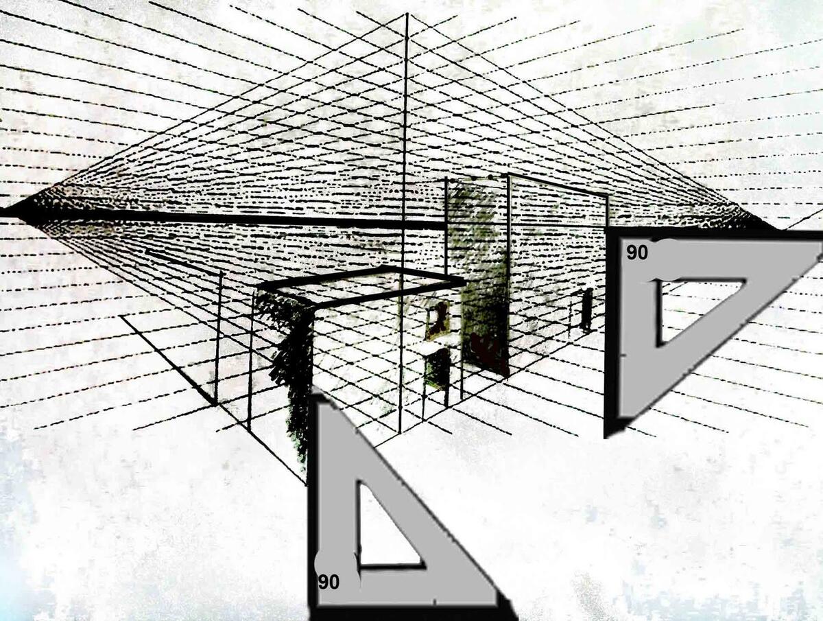 The Helpful Art Teacher TWO POINT PERSPECTIVE