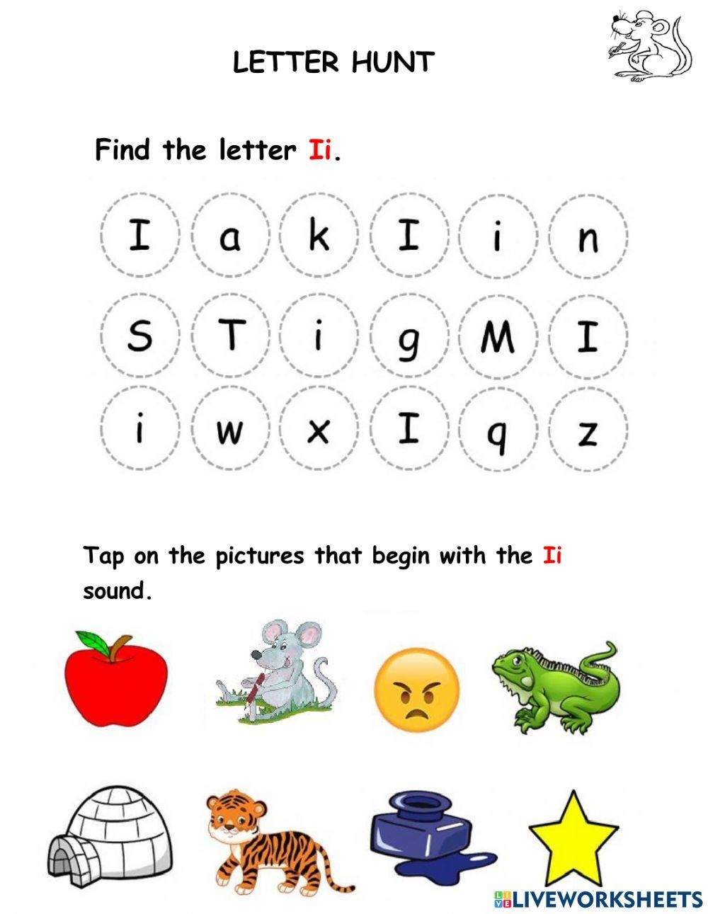 The Letter Ii Worksheet Worksheets Library The Letter Ii Worksheet Worksheets Library