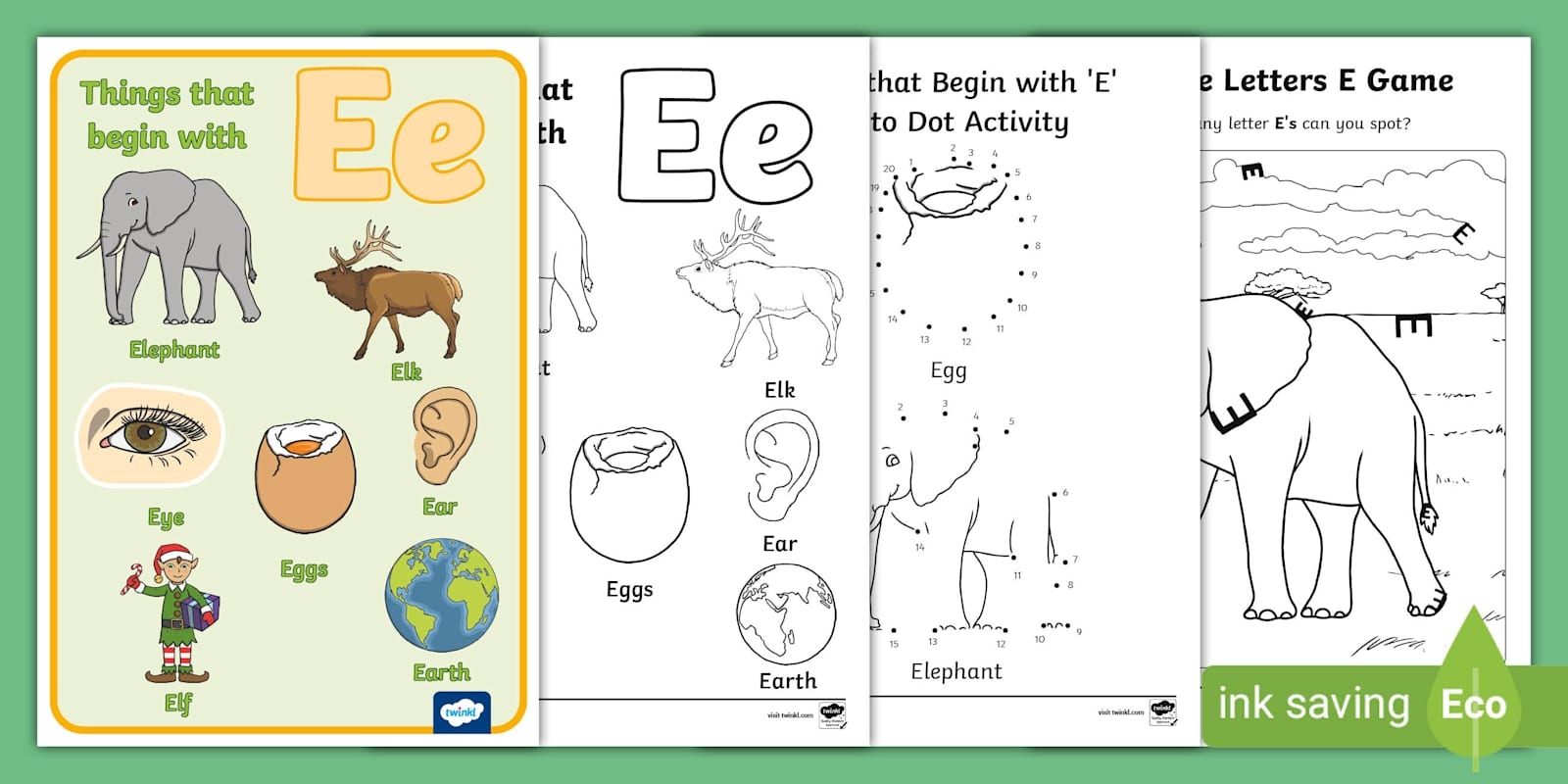 Letter E Is For Eagle Easy Preschool Eagle Study