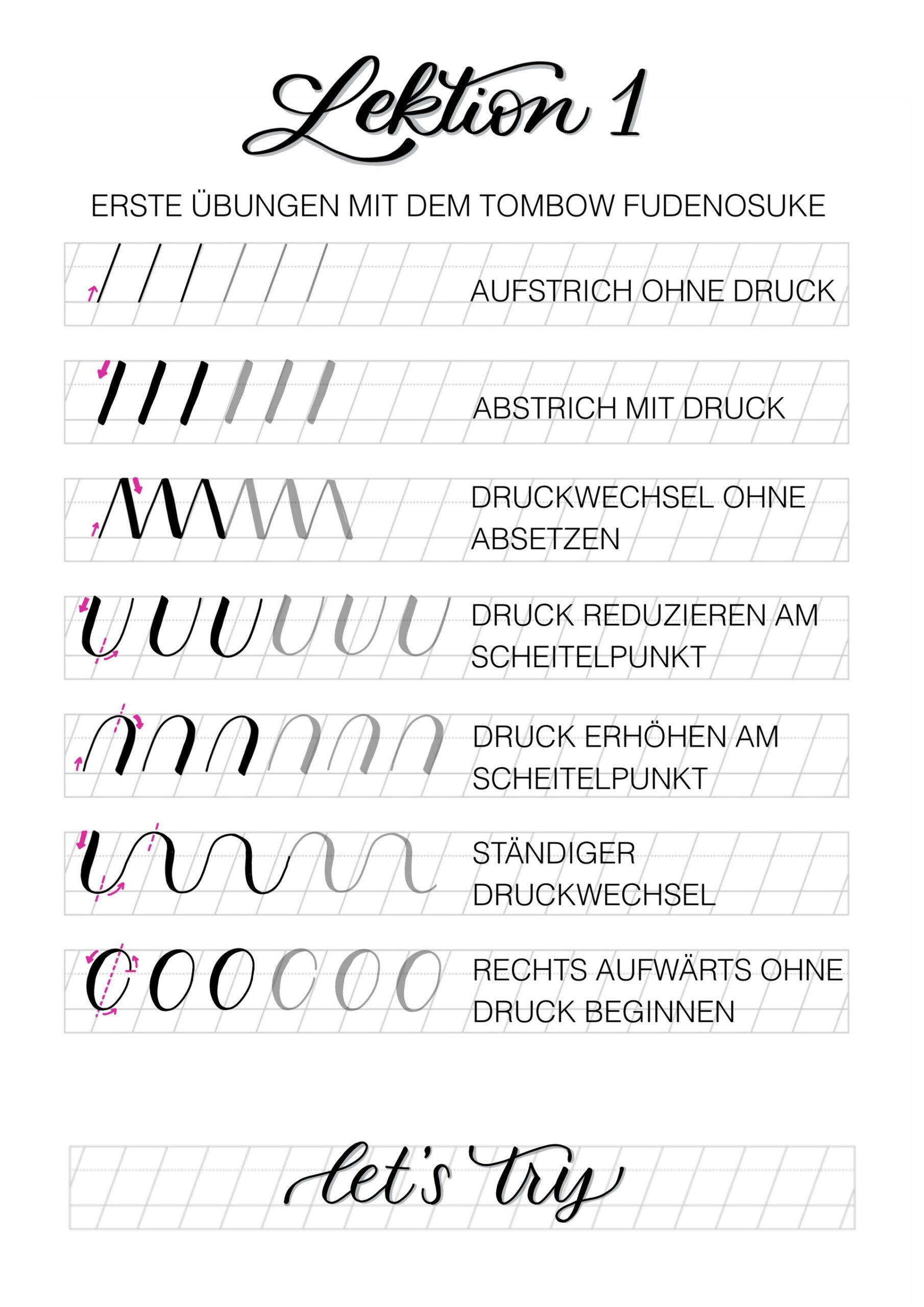 Tombow Europe Fudenosuke Lettering Lessons Tombow Europe Fudenosuke Lettering Lessons